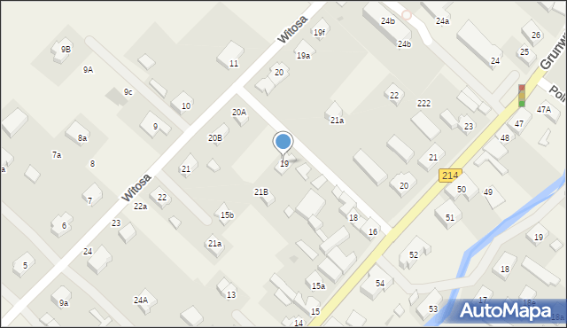 Nowa Wieś Lęborska, Grunwaldzka, 19, mapa Nowa Wieś Lęborska