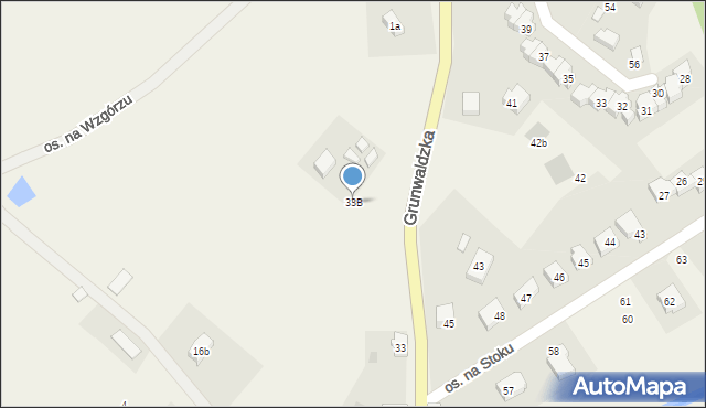 Nowa Wieś Lęborska, Grunwaldzka, 33B, mapa Nowa Wieś Lęborska