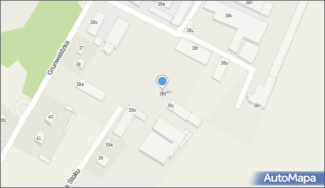 Nowa Wieś Lęborska, Grunwaldzka, 38s, mapa Nowa Wieś Lęborska