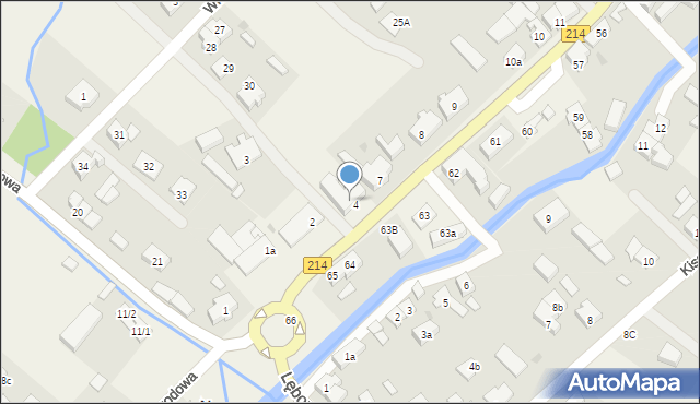 Nowa Wieś Lęborska, Grunwaldzka, 6, mapa Nowa Wieś Lęborska