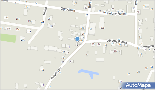 Nowe Miasto, Graniczna, 2, mapa Nowe Miasto