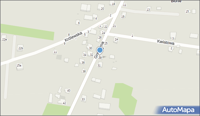 Nowe Miasto, Graniczna, 29, mapa Nowe Miasto