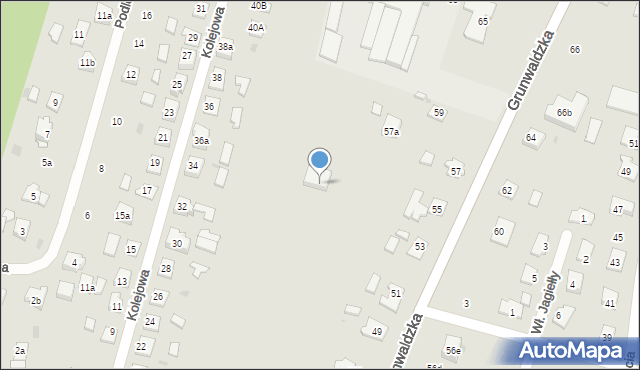 Nowe Miasto Lubawskie, Grunwaldzka, 55a, mapa Nowe Miasto Lubawskie