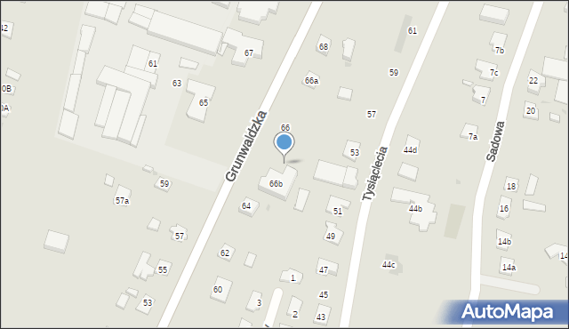 Nowe Miasto Lubawskie, Grunwaldzka, 58, mapa Nowe Miasto Lubawskie