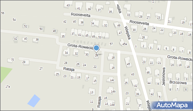 Nowogard, Grota-Roweckiego Stefana, gen., 28, mapa Nowogard