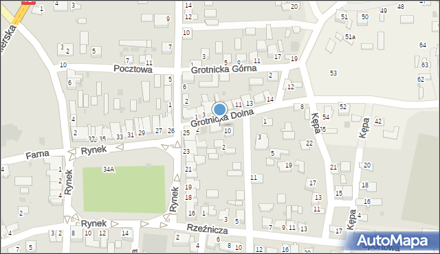 Nowy Korczyn, Grotnicka Dolna, 4, mapa Nowy Korczyn