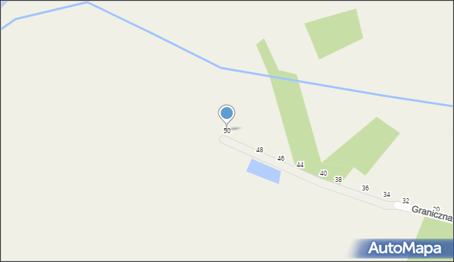 Orońsko, Graniczna, 50, mapa Orońsko
