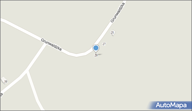 Orzesze, Grunwaldzka, 29, mapa Orzesze