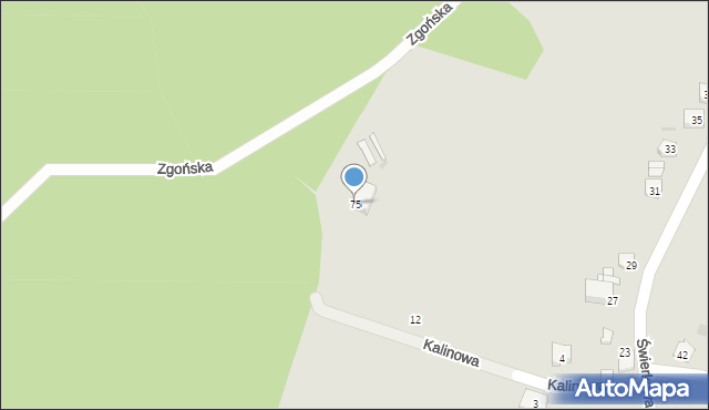 Orzesze, Grunwaldzka, 75, mapa Orzesze