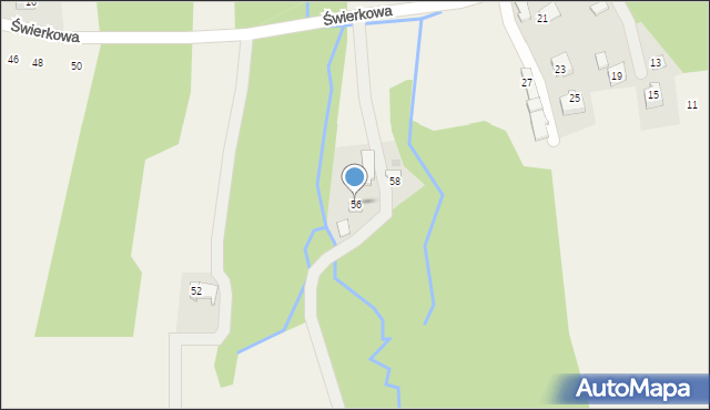 Osiek, Grunwaldzka, 56, mapa Osiek