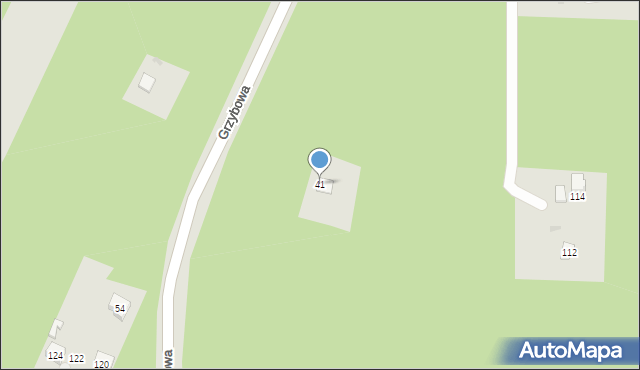 Ostrowiec Świętokrzyski, Grzybowa, 41, mapa Ostrowiec Świętokrzyski