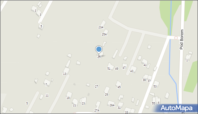 Oświęcim, Graniczna, 25, mapa Oświęcimia