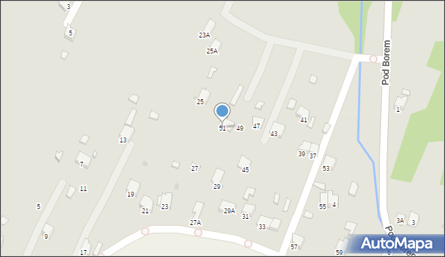 Oświęcim, Graniczna, 51, mapa Oświęcimia