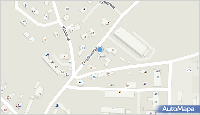 Otmuchów, Grodkowska, 10, mapa Otmuchów