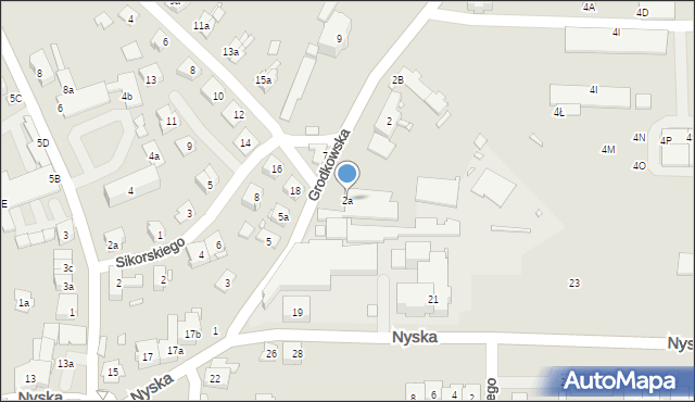 Otmuchów, Grodkowska, 2a, mapa Otmuchów