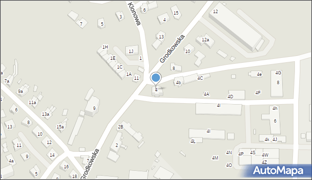 Otmuchów, Grodkowska, 4, mapa Otmuchów