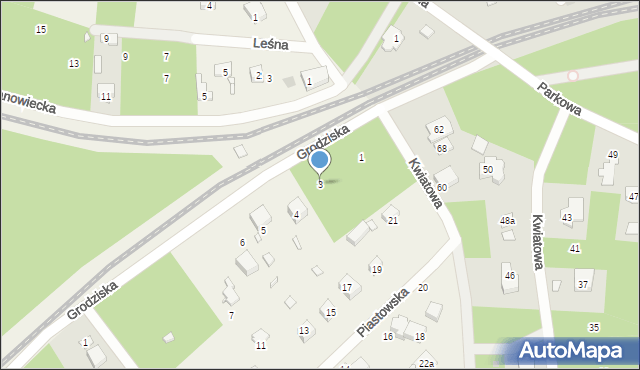 Owczarnia, Grodziska, 3, mapa Owczarnia