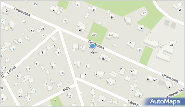 Piaseczno, Graniczna, 38, mapa Piaseczno