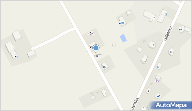 Piaskowiec, Groblica, 45c, mapa Piaskowiec
