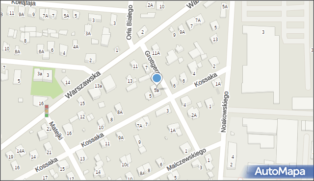 Piastów, Grottgera Artura, 5a, mapa Piastów