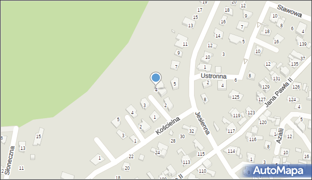 Piekary Śląskie, Groszkowa, 4, mapa Piekary Śląskie