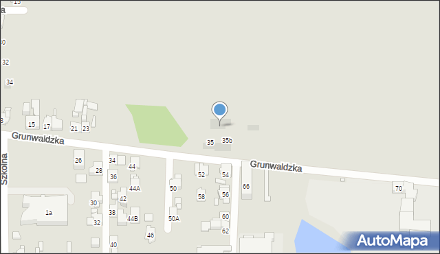 Piekary Śląskie, Grunwaldzka, 37, mapa Piekary Śląskie