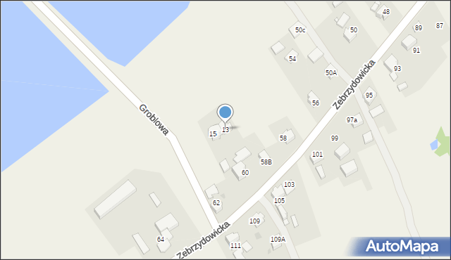 Pielgrzymowice, Groblowa, 13, mapa Pielgrzymowice