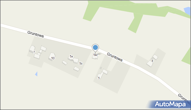 Pielgrzymowice, Gruntowa, 5ac, mapa Pielgrzymowice