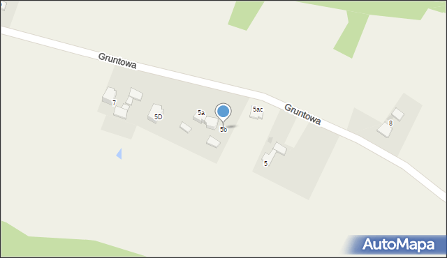 Pielgrzymowice, Gruntowa, 5b, mapa Pielgrzymowice