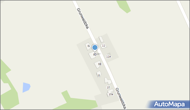 Pielgrzymowice, Grunwaldzka, 6D, mapa Pielgrzymowice