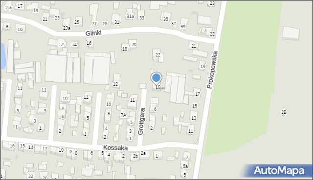 Pleszew, Grottgera Artura, 13, mapa Pleszew