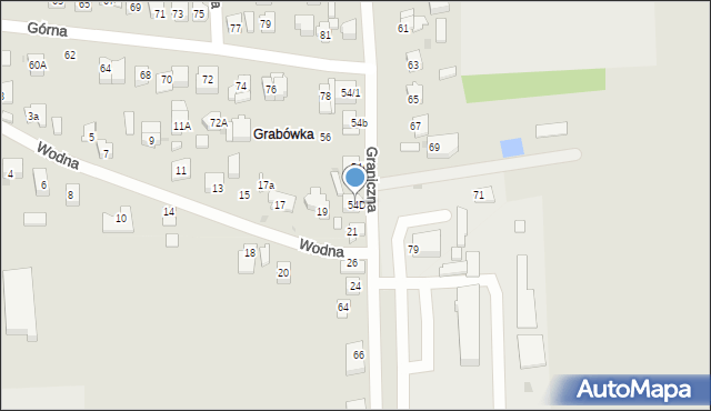 Płock, Graniczna, 54D, mapa Płock