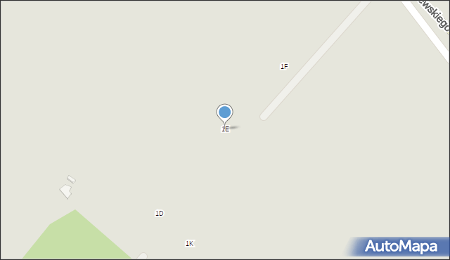 Płock, Graniczna, 1E, mapa Płock