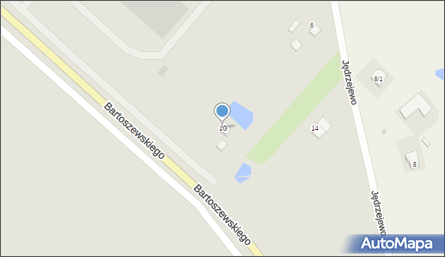 Płock, Graniczna, 1G, mapa Płock