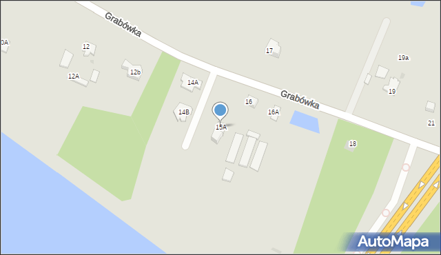 Płock, Grabówka, 15A, mapa Płock