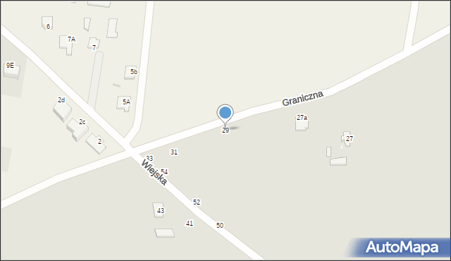 Płońsk, Graniczna, 29, mapa Płońsk