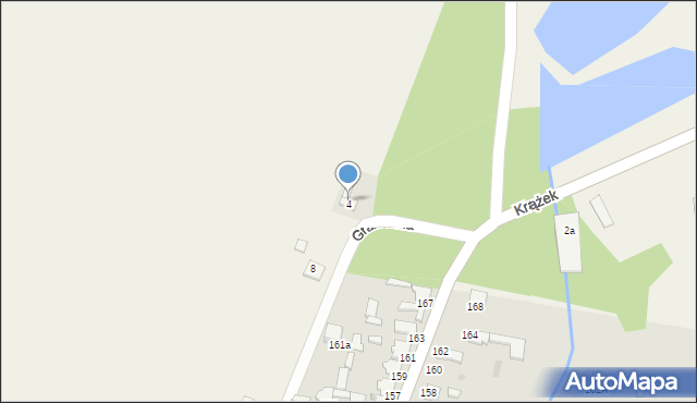 Podlipie, Graniczna, 9, mapa Podlipie