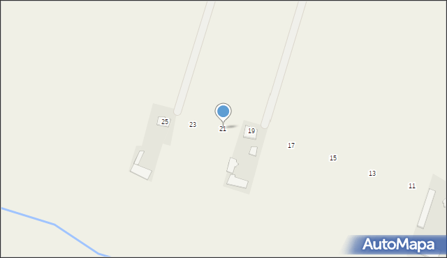 Podnieśno, Graniczna, 21, mapa Podnieśno