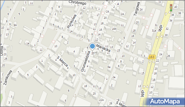 Połczyn-Zdrój, Grunwaldzka, 10, mapa Połczyn-Zdrój