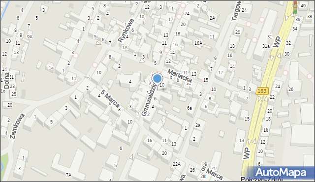 Połczyn-Zdrój, Grunwaldzka, 8, mapa Połczyn-Zdrój