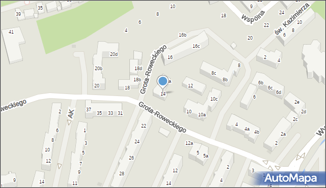 Police, Grota-Roweckiego Stefana, gen., 14, mapa Police