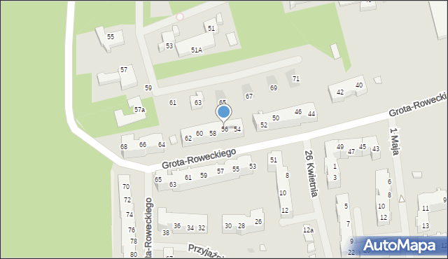 Police, Grota-Roweckiego Stefana, gen., 56, mapa Police