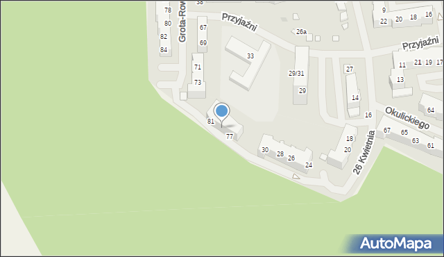 Police, Grota-Roweckiego Stefana, gen., 79, mapa Police