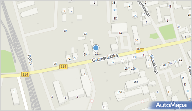 Police, Grunwaldzka, 18, mapa Police