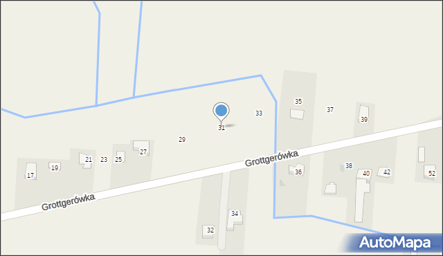 Poręba Wielka, Grottgerówka, 31, mapa Poręba Wielka