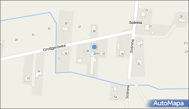Poręba Wielka, Grottgerówka, 40, mapa Poręba Wielka