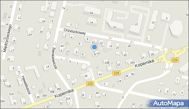 Pruszcz Gdański, Grabowskiego Adama Stanisława, bp., 4, mapa Pruszcz Gdański