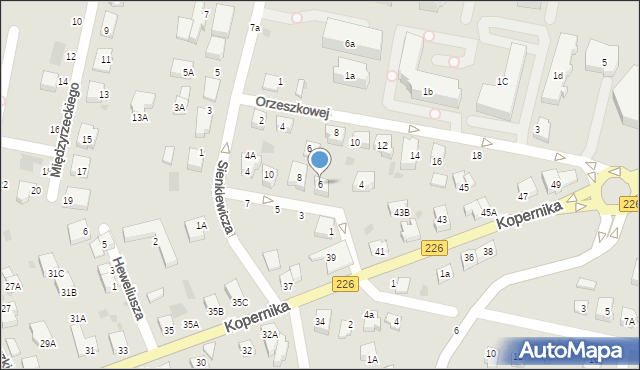 Pruszcz Gdański, Grabowskiego Adama Stanisława, bp., 6, mapa Pruszcz Gdański