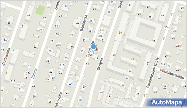 Pruszków, Graniczna, 26A, mapa Pruszków