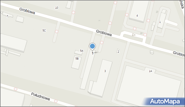 Pruszków, Groblowa, 5, mapa Pruszków